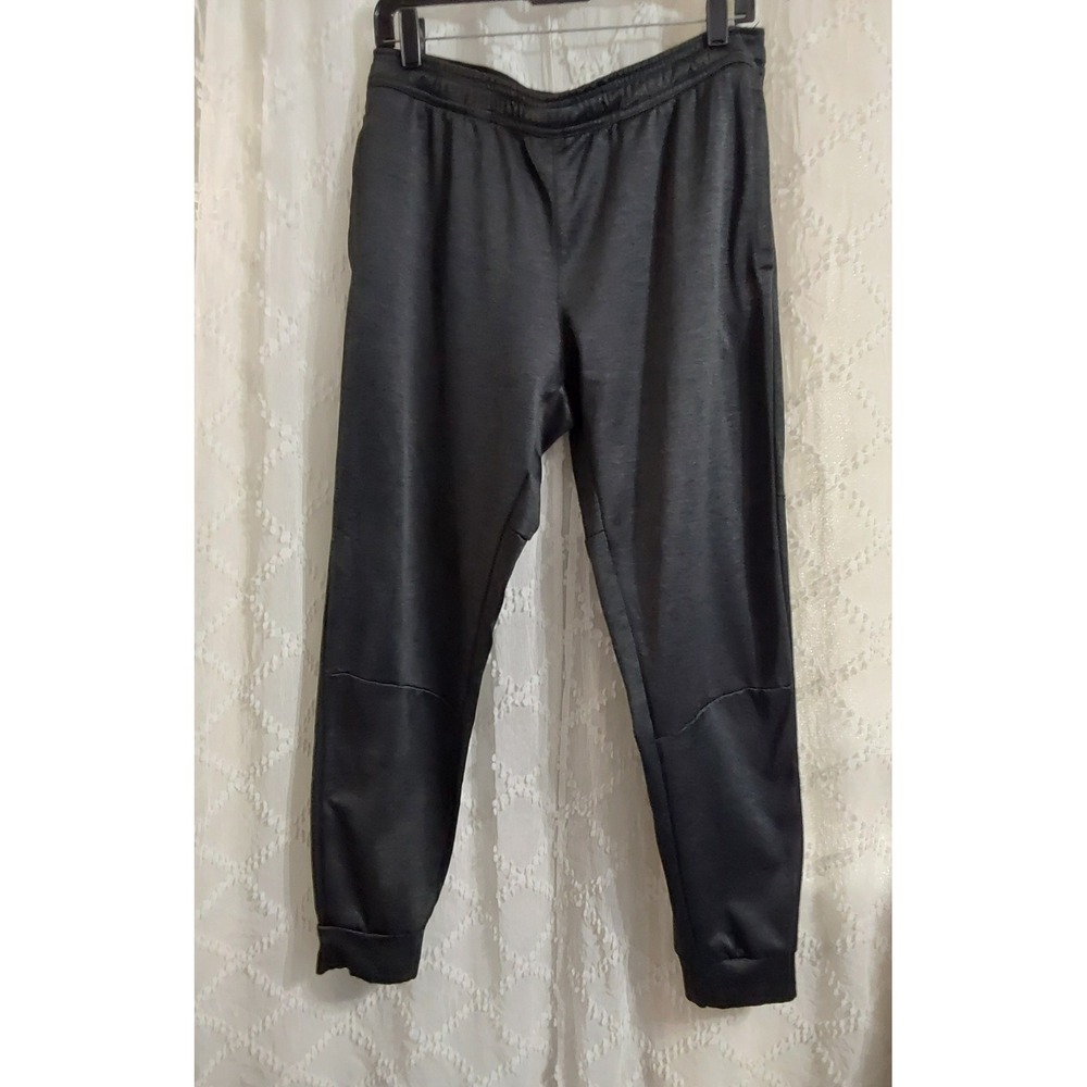 Layer 8 Pro Mens Joggers Charcoal Gray Heather Tapered Sweatpants Medium M